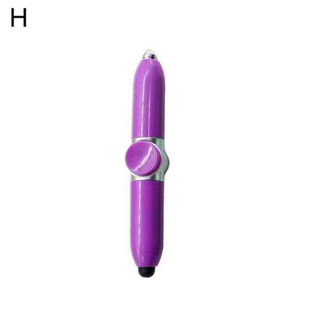 Creative Decompression Toys Gyroscope Pens Finger Gyro Spinner Ballpoint Pen With Led Light Adult Stress Relief 7.jpg 640x640 7 - Pen Fidget