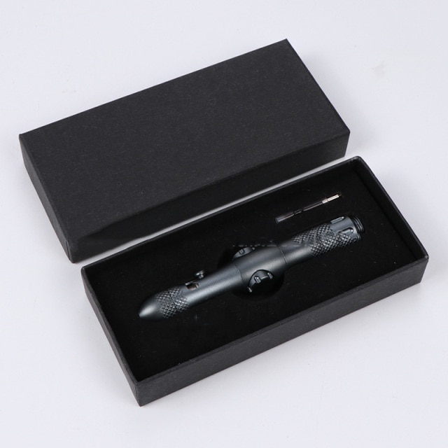 Defense Tactical Pen Relieve Stress Anxiety Gyroscope Lighting Glass Breaker Equipment Survival Pen Self Defense - Pen Fidget