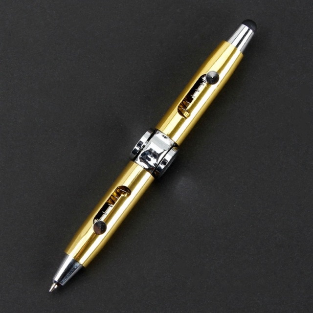 Upgrade Gold Pen Fidget Spinner For Stress Relief