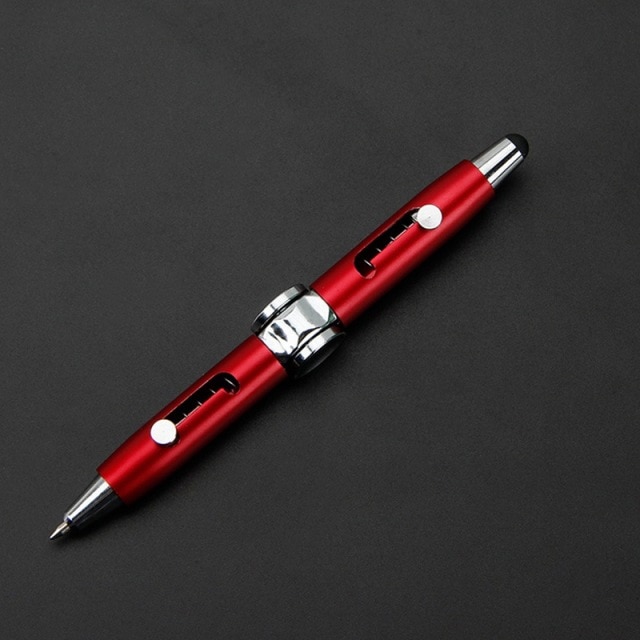 Fidget Pen Fidget Spinner Toy EDC Anti Stress Relief Metal Shell Removable Ballpoint Pen for Student 3.jpg 640x640 3 - Pen Fidget