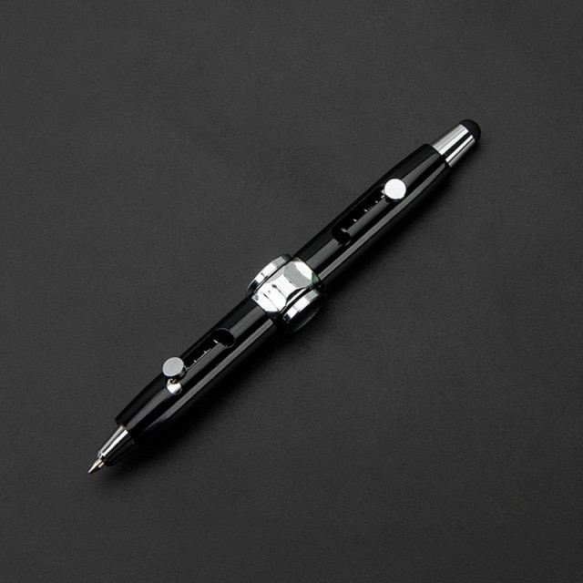 Fidget Pen Fidget Spinner Toy EDC Anti Stress Relief Metal Shell Removable Ballpoint Pen for Student 6.jpg 640x640 6 - Pen Fidget