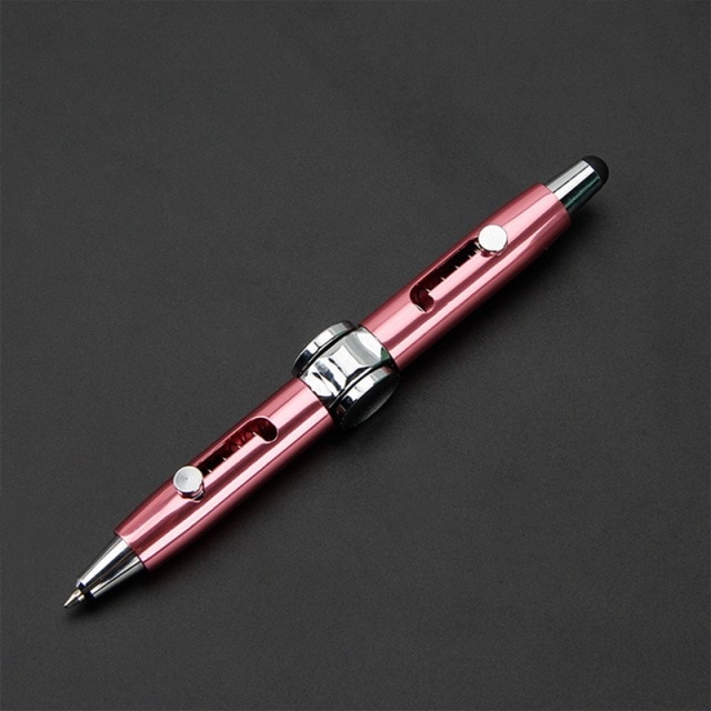 Fidget Pen Fidget Spinner Toy EDC Anti Stress Relief Metal Shell Removable Ballpoint Pen for - Pen Fidget