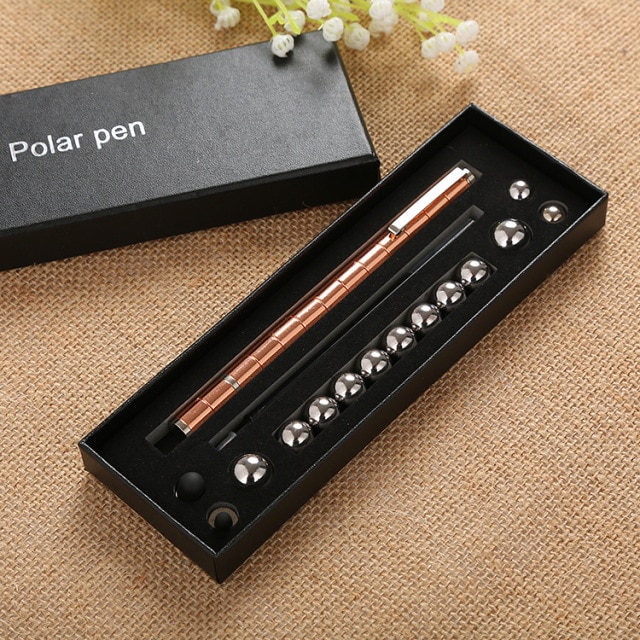 New 2021 Magnetic Polar Pen Metal Magnet Modular Think Ink Toy Stress Fidgets Antistress Focus Hands 1.jpg 640x640 1 - Pen Fidget
